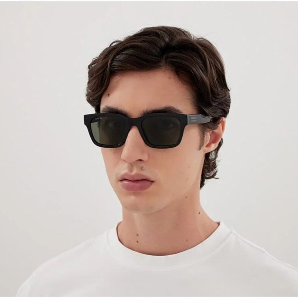 NEW GUCCI GG1857S 001 SUNGLASSES BLACK MEN EYEWEAR
